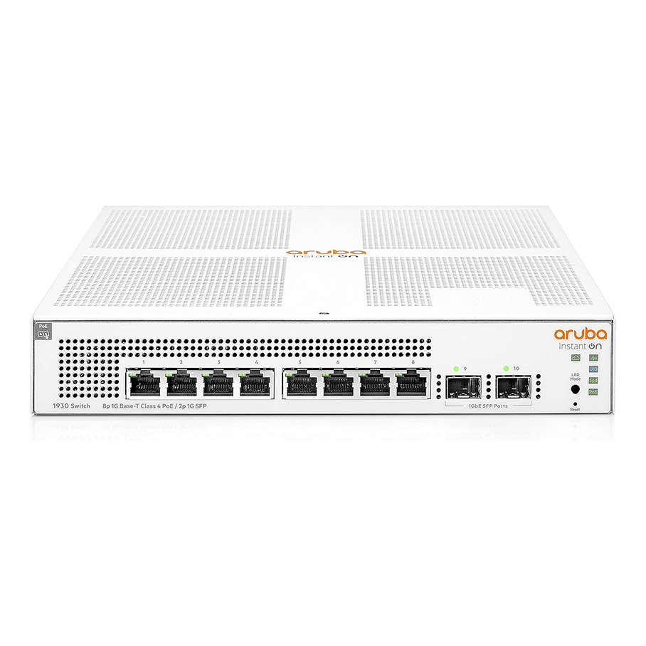 HPE ARUBA JL681A Instant On 1930-8G-PoE+ 124W 8GE Port, 2xSFP Yönetilebilir Swit