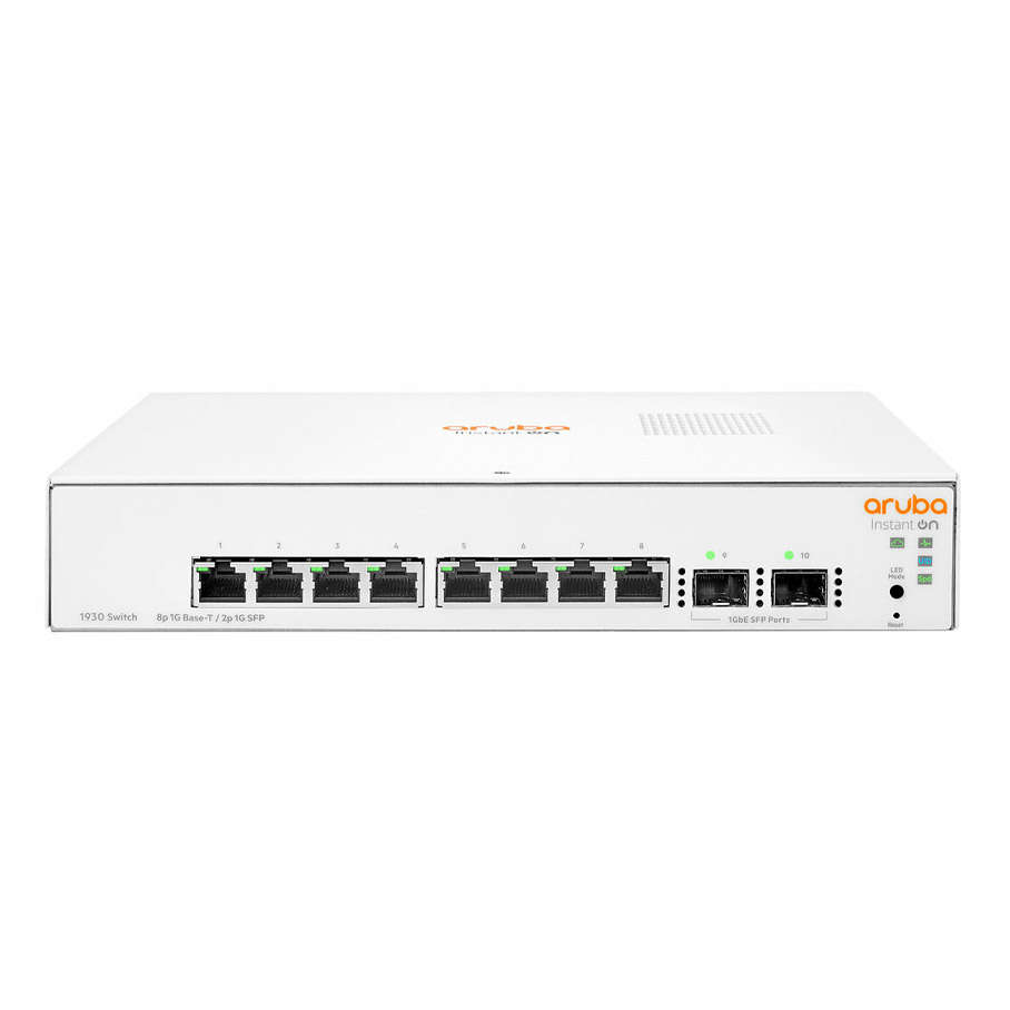 HPE ARUBA JL680A 1930-8G 8 Port Gigabit + 2x SFP Yönetilebilir Switch