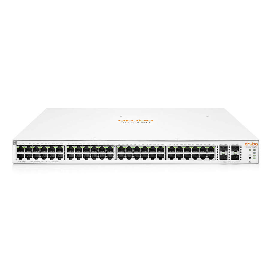 HPE ARUBA JL686B 1930-48G 48GE PoE+ Port (370W), 4x10G SFP+ Yönetilebilir Switch