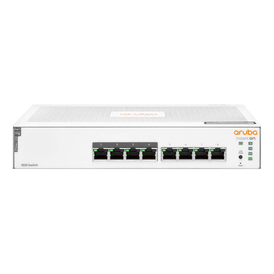 HPE ARUBA IOn 1830 JL811A 8G 4P Class4 PoE 65W Yönetilebilir Switch HPE ARUBA IOn 1830 JL811A 8G 4P Class4 PoE 65W Yönetilebilir Switch
