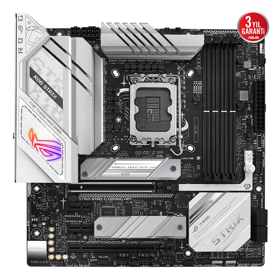 ASUS ROG STRIX B760-G GAMING WIFI 1700P DDR5 SES GLAN DP/HDMI SATA3 USB3.2 mATX ASUS ROG STRIX B760-G GAMING WIFI 1700P DDR5 SES GLAN DP/HDMI SATA3 USB3.2 mATX