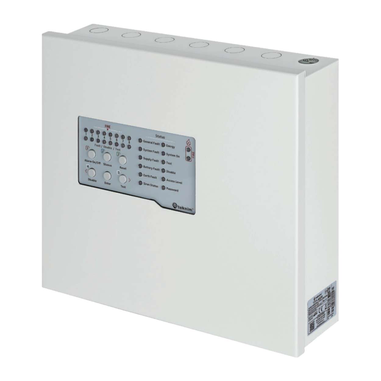 TEKNİM TFP-4408 8 BÖLGELİ KONVANSİYONEL YANGIN ALARM PANELİ