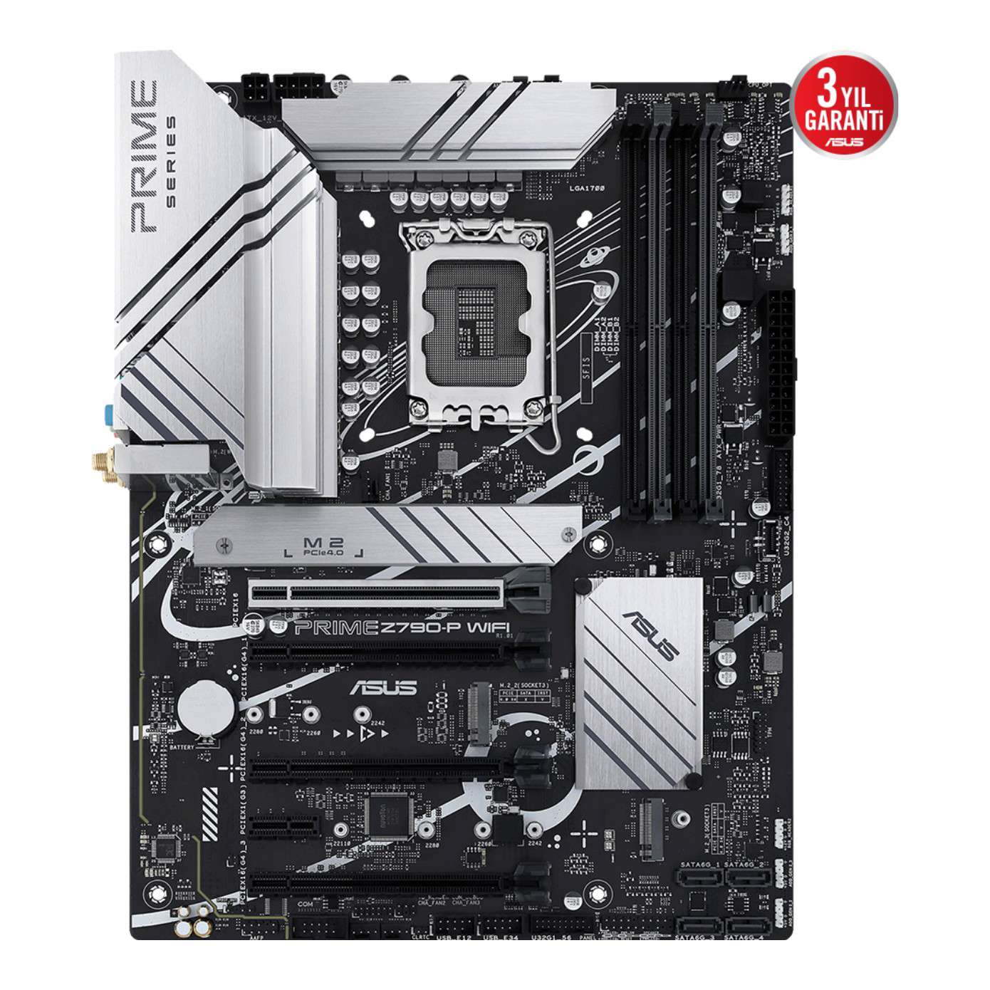 ASUS PRIME Z790-P WIFI LGA1700 DDR5 7200 DP HDMI 3xM2 USB3.2 AX WiFi+BT AURA ATX ASUS PRIME Z790-P WIFI LGA1700 DDR5 7200 DP HDMI 3xM2 USB3.2 AX WiFi+BT AURA ATX