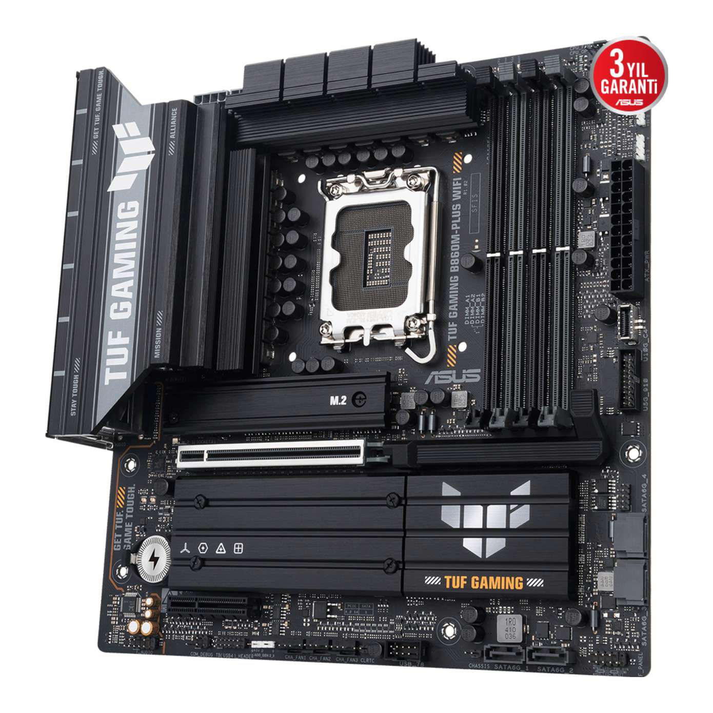 ASUS TUF GAMING B860M-PLUS WIFI LGA1851 DDR5 8800 WiFi 7+BT AURA RGB 2.5GLAN mAT
