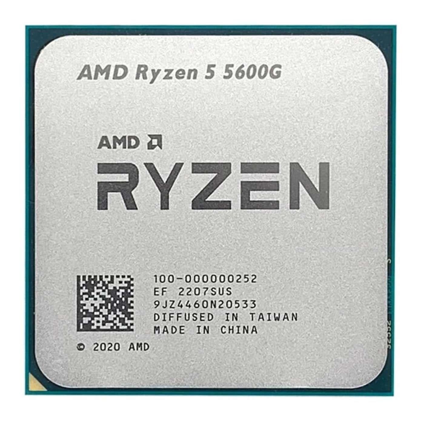 AMD Ryzen 5 5600G 3.9GHz 16MB AM4 TRAY (FANSIZ) (65W) +RADEON GRAPHICS.