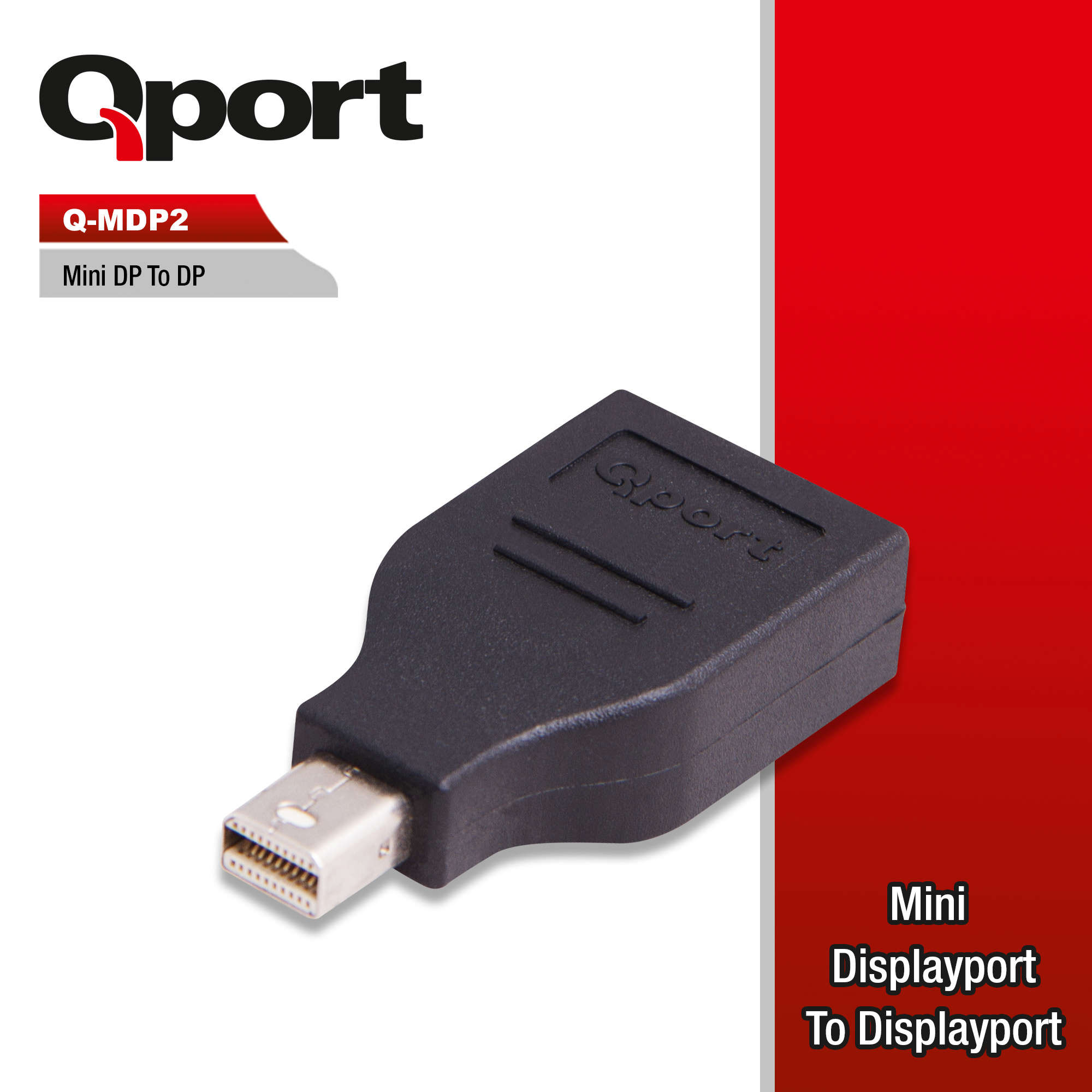 QPORT MİNİ DISPLAY(M) - DISPLAY(F) ÇEVİRİCİ (Q-MDP2)
