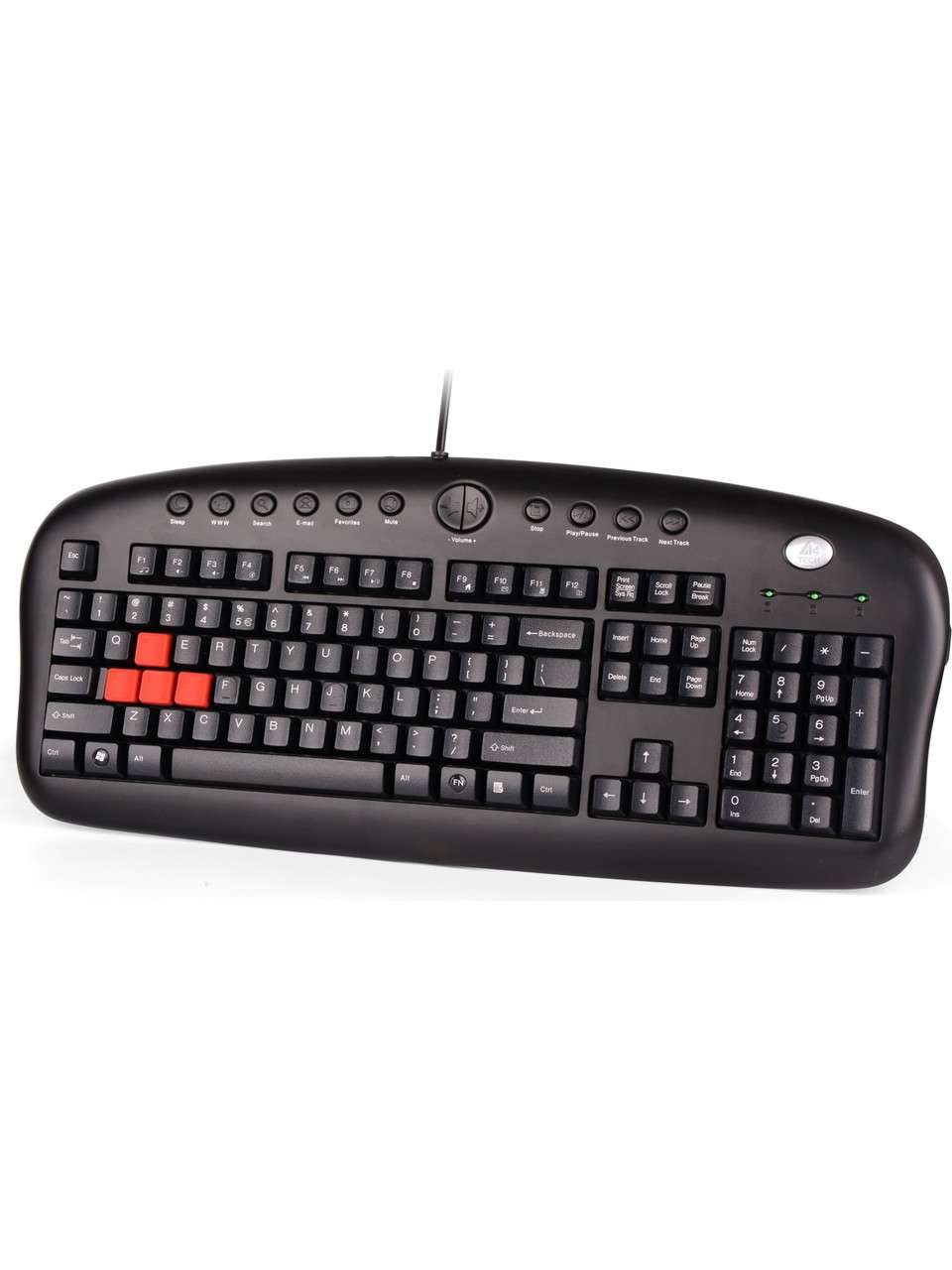 A4 TECH KB-28G Q USB SİYAH MULTİMEDYA GAMER KLAVYE