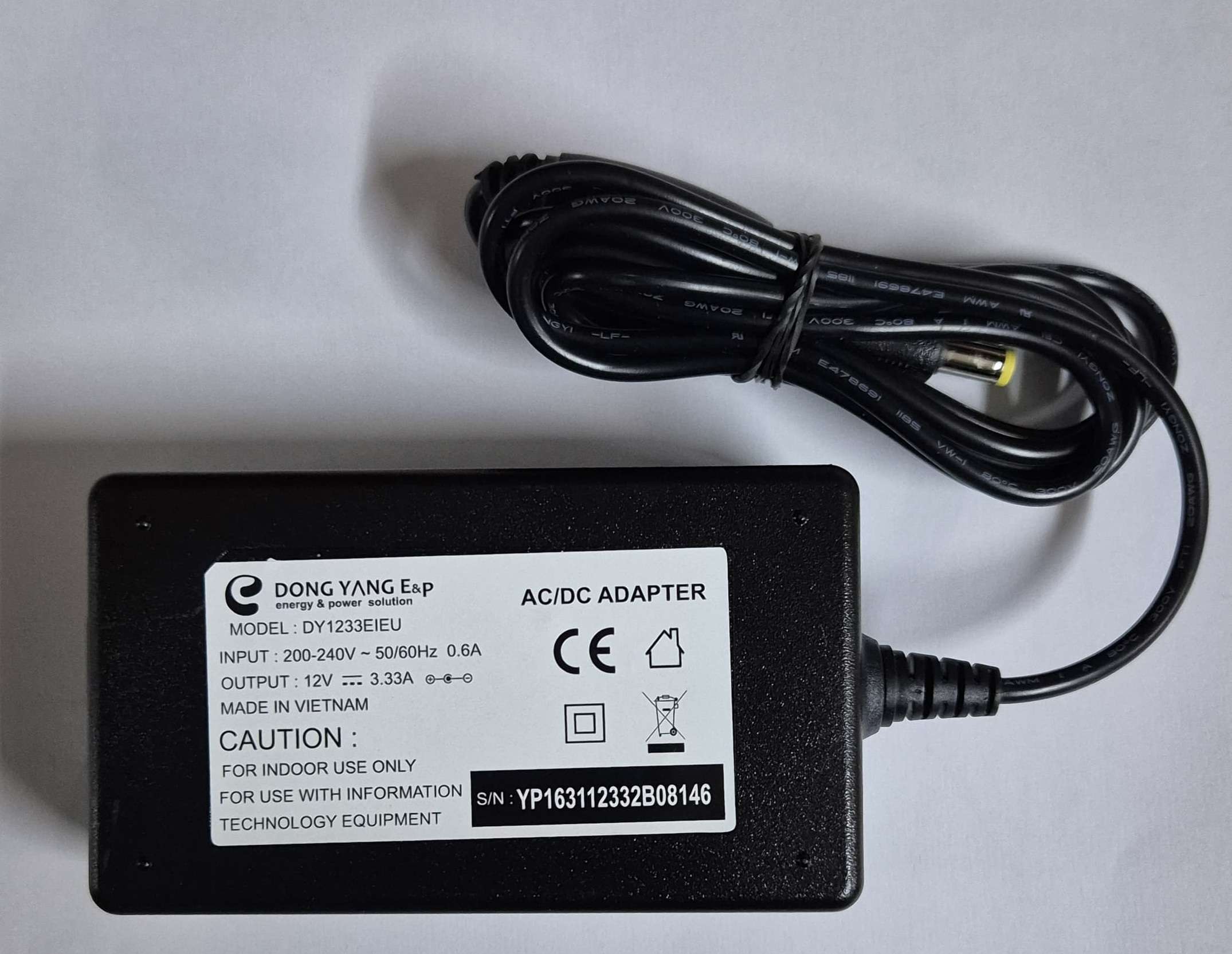 OEM DL-3A 12V 3A Güvenlik Kamera Adaptör