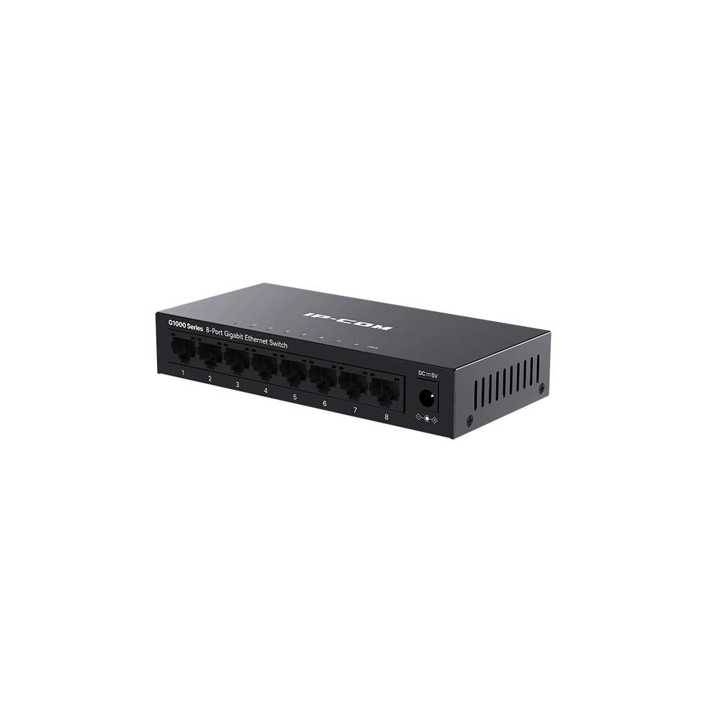 IP-COM G1008M 8GE Port Metal Desktop Switch