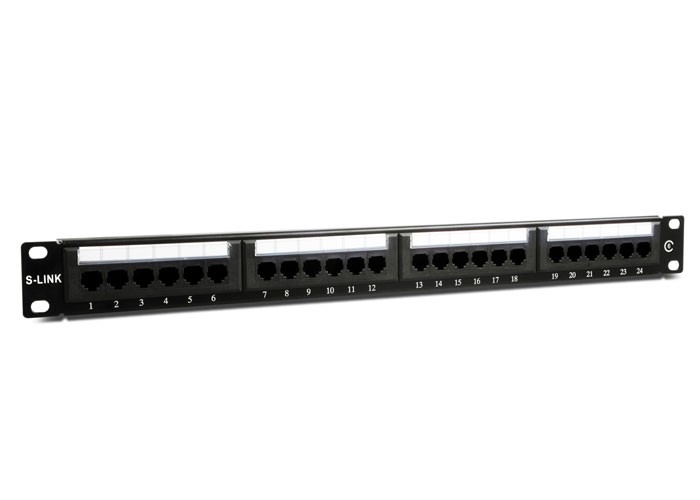 S-LINK SL-F624 24 PORT UTP CAT6 PATCH PANEL