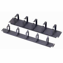 LANDE 1U 19" 5 Kancalı Yatay Organizer