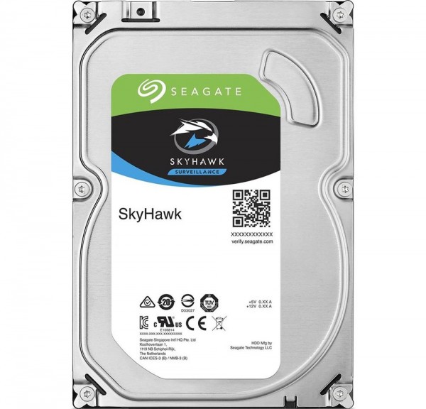 SEAGATE SKYHAWK 1 TB 64MB 5900RPM SATA3.0 7/24 DVR,NVR için Güvenlik HDD