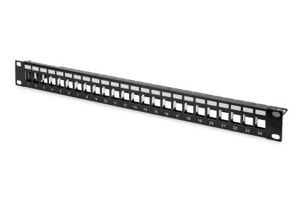 Digitus DN-91411 24 PORT Boş Patch Panel, Zırhlı, 1U