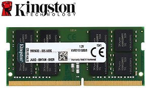 KINGSTON Sodimm 8 GB 2666MHz DDR4 CL19 SR 1Rx8  NB Belleği