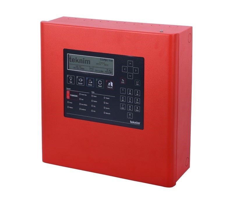 TEKNİM TFP-1211R Analog Adresli Yangın Alarm Paneli, 1 Loop
