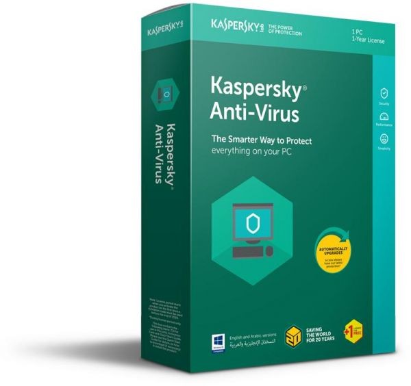 KASPERSKY ANTIVIRUS 4 KULLANICILI  TR 1 YIL DVD