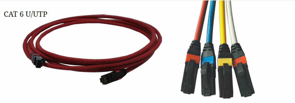 ERAT UTP CAT6  0,50m 4x2x24# LS0H Patch Cord Gri