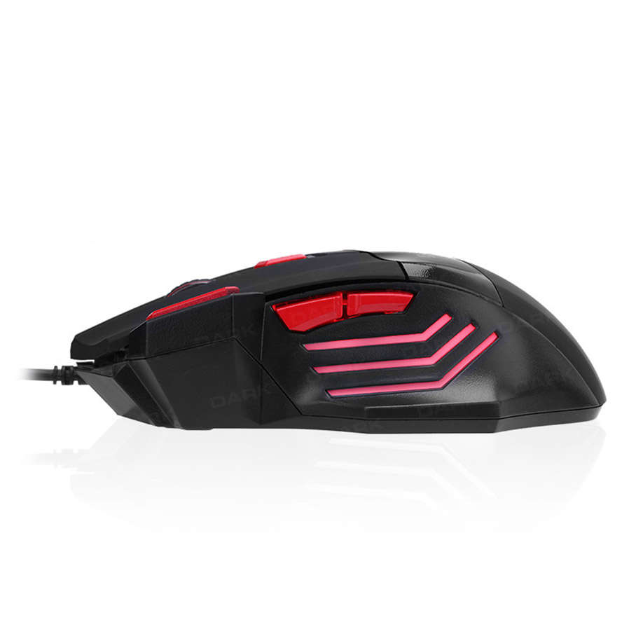 DARK Elite Force DPI Ayarlanabilir Aydınlatmalı USB Oyuncu Mouse