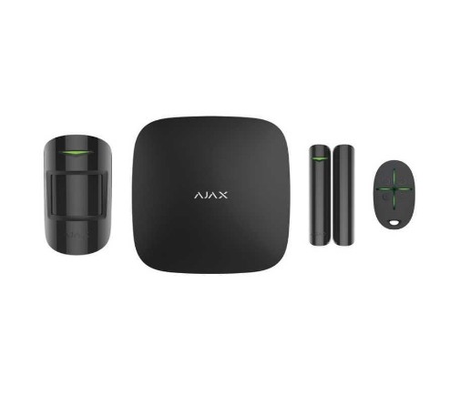 AJAX Kablosuz Alarm Kiti (Hub Kit / StarterKitHub - SiYAH)