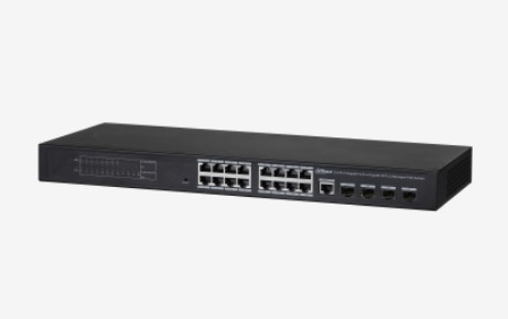 DAHUA PFS4420-16GT-240 16GE PoE Port (240W), 4xSFP Yönetilebilir Switch