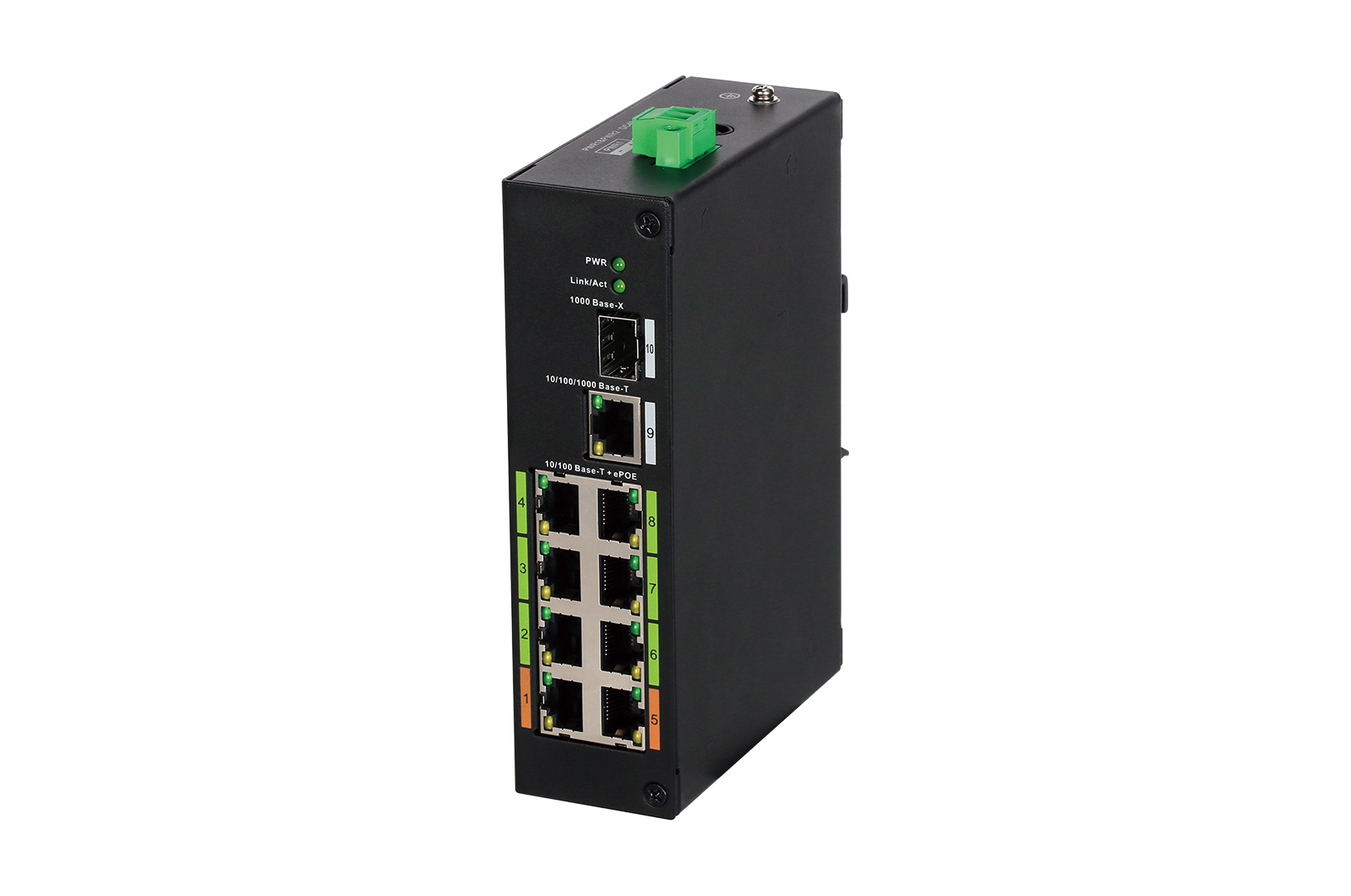 DAHUA LR2110-8ET-120 8FE ePoE Port (120W), 1GE Uplink, 1xSFP Endüstriyel Switch