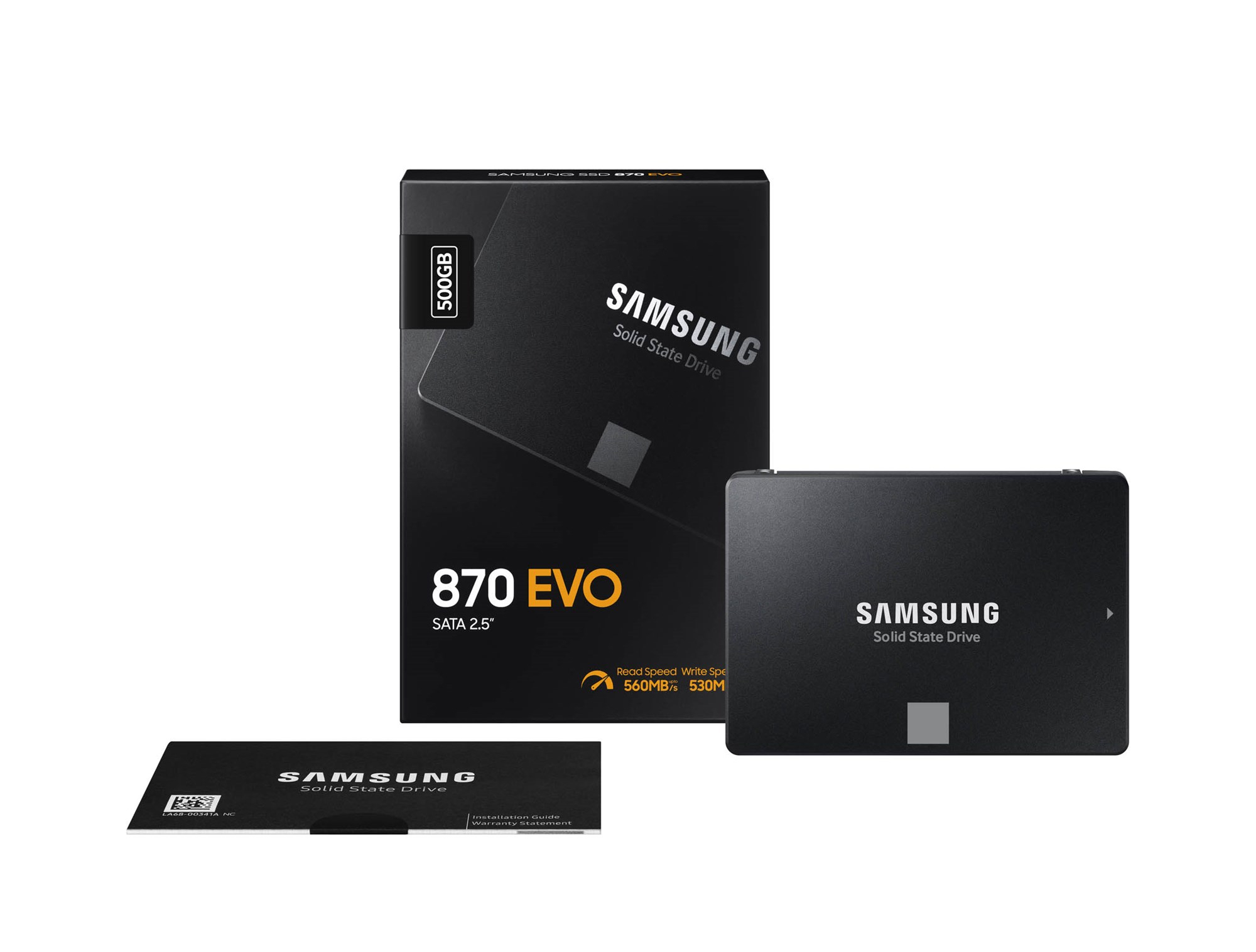 SAMSUNG 500GB 870 EVO SATA3 560/530MB/s SSD SAMSUNG 500GB 870 EVO SATA3 560/530MB/s SSD