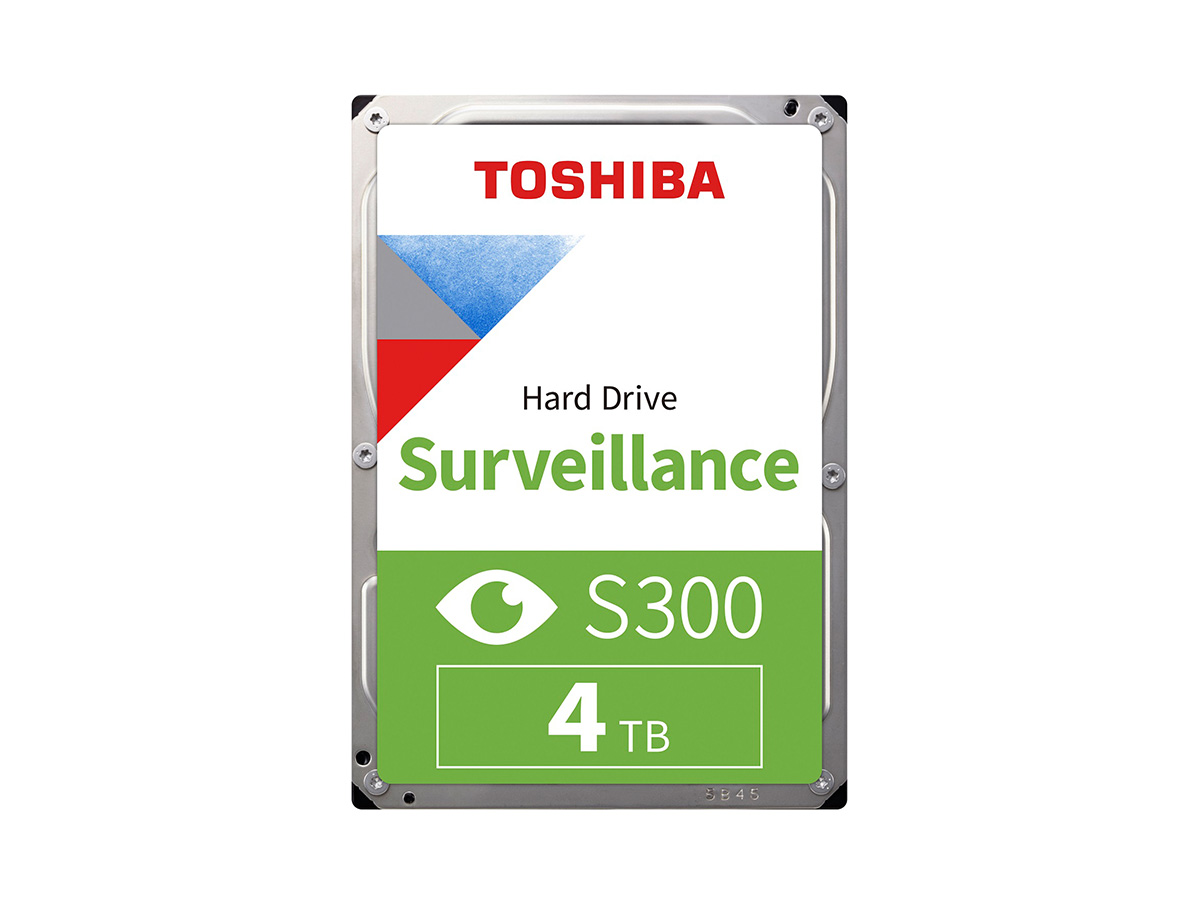 TOSHIBA S300 Surveillance 4 TB 5400RPM 128MB 7/24 DVR,NVR için Güvenlik HDD