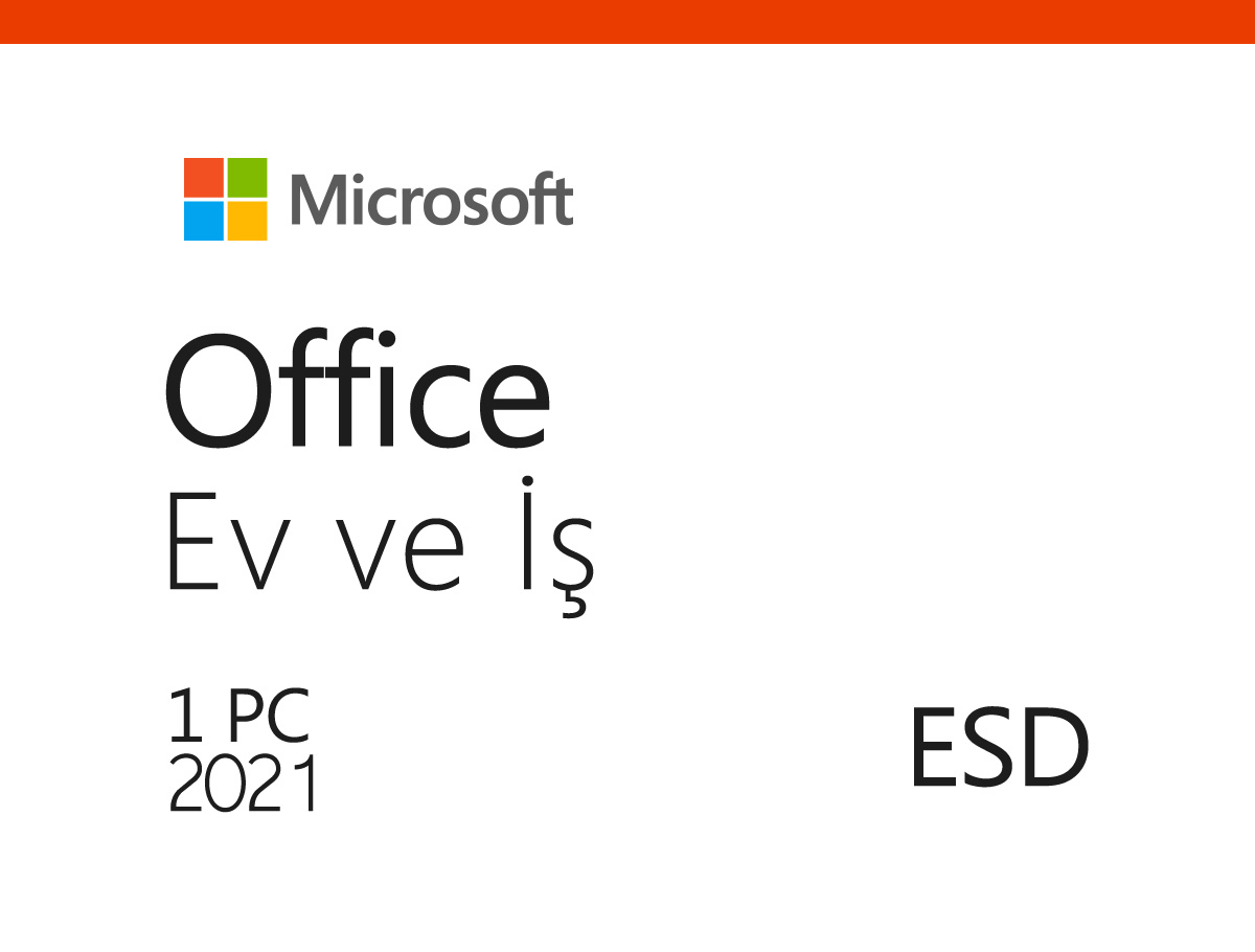 MS OFFICE 2021 HOME AND BUSINESS TURKCE-INGILIZCE ELEKTRONIK LISANS T5D-03488