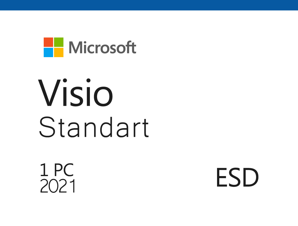 MS VISIO STANDARD 2021 TURKCE-INGILIZCE ELEKTRONIK LISANS D86-05942