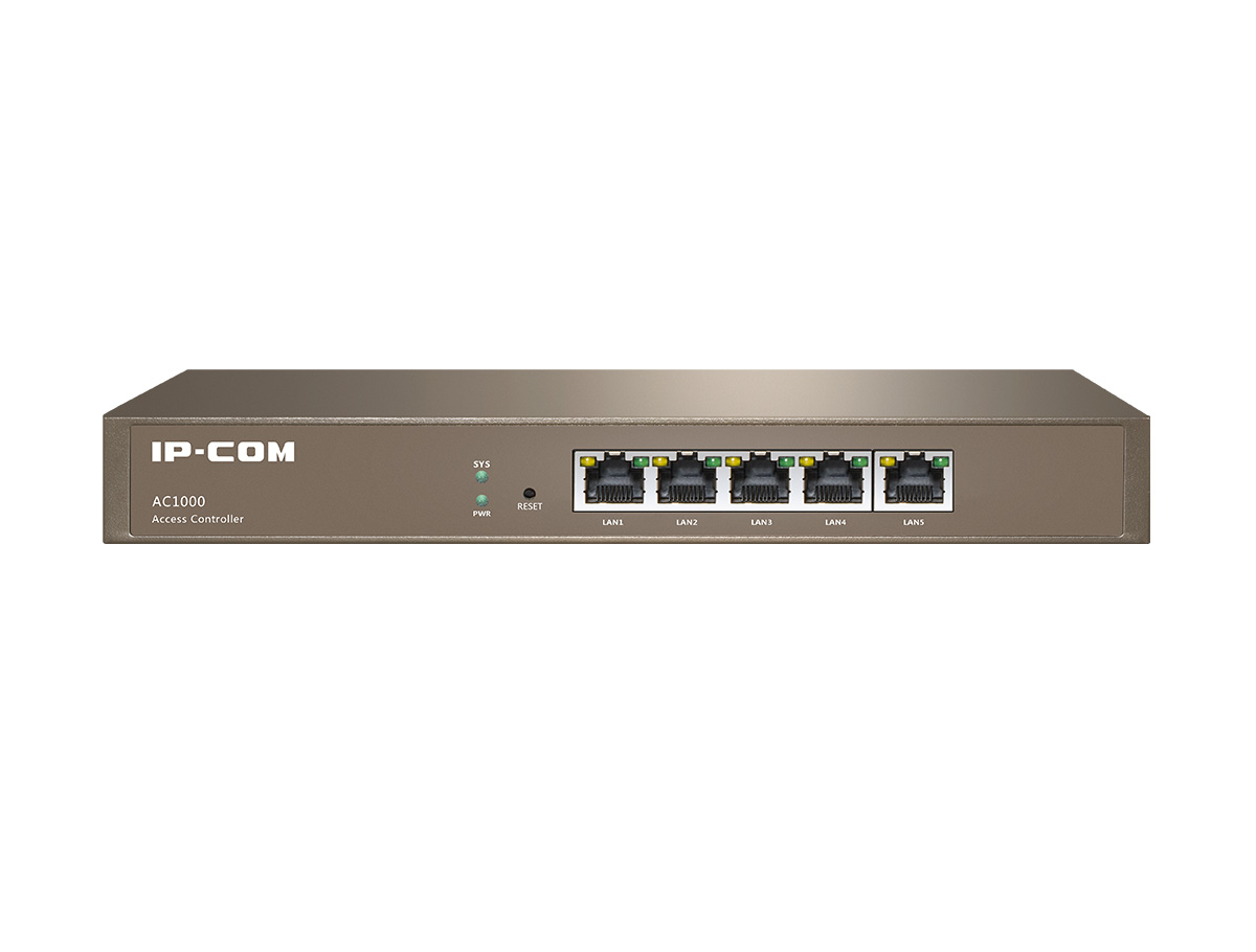 IP-COM AC1000 5-Port Gigabit, 64 APs Controller (License ile 128 AP)