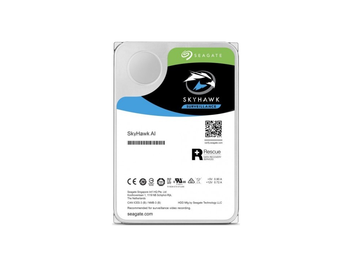 SEAGATE SKAYHAWK AI 12 TB 256MB 7200RPM SATA3.0 7/24 DVR,NVR için Güvenlik