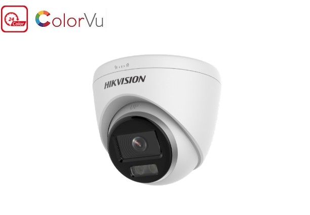 HIKVISION DS-2CD1327G0-LUF  2MP 2.8mm ColorVu IP Dome Kamera (-Dahili Mikrofon)