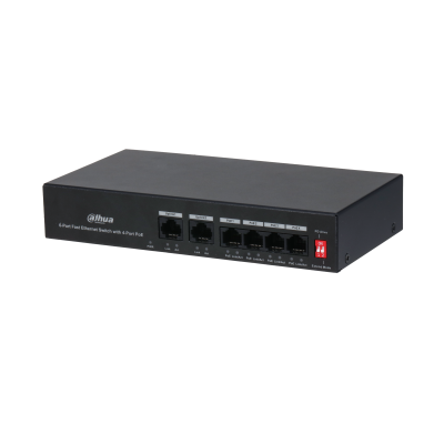 DAHUA PFS3006-4ET-36 4FE PoE Port (36W), 2FE Uplink Switch