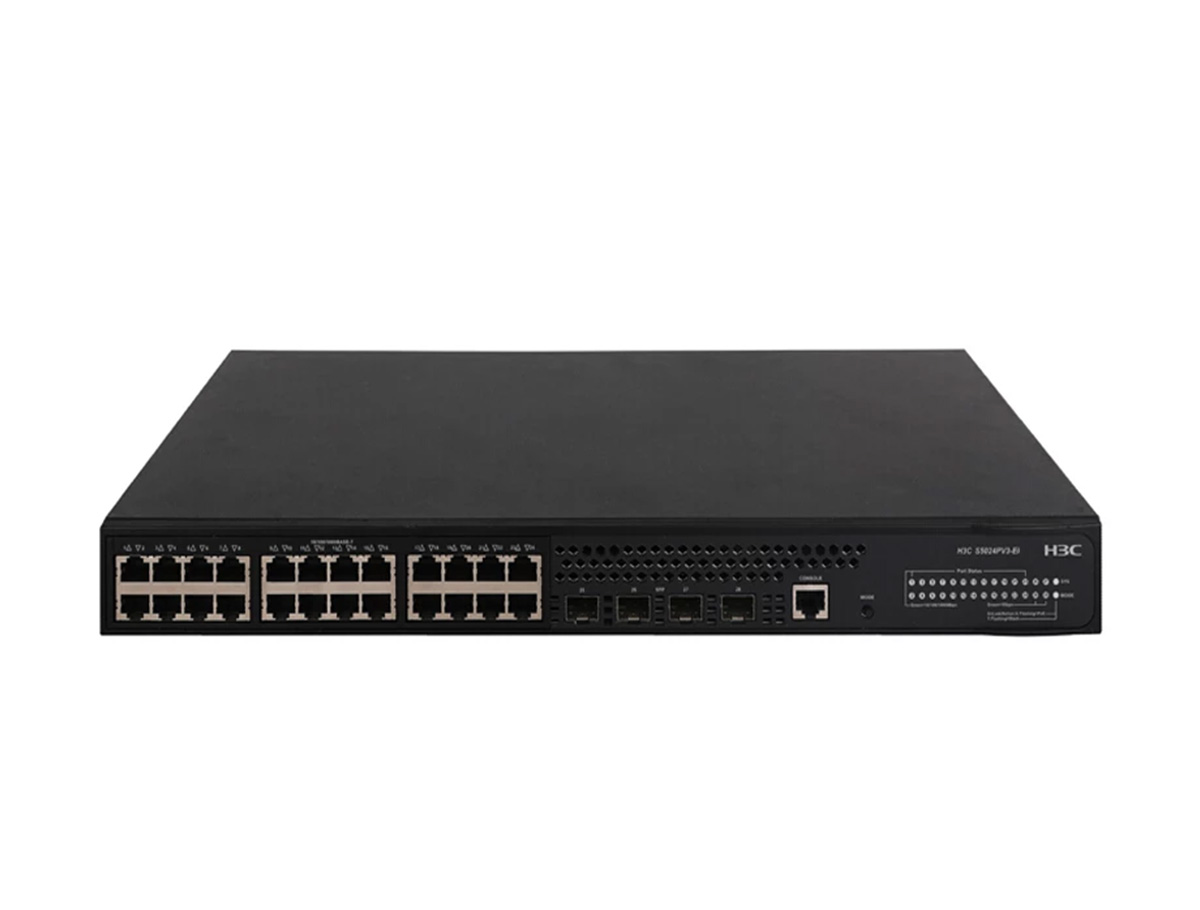 H3C S5024PV3-EI 24GE Port, 4xSFP Yönetilebilir Switch