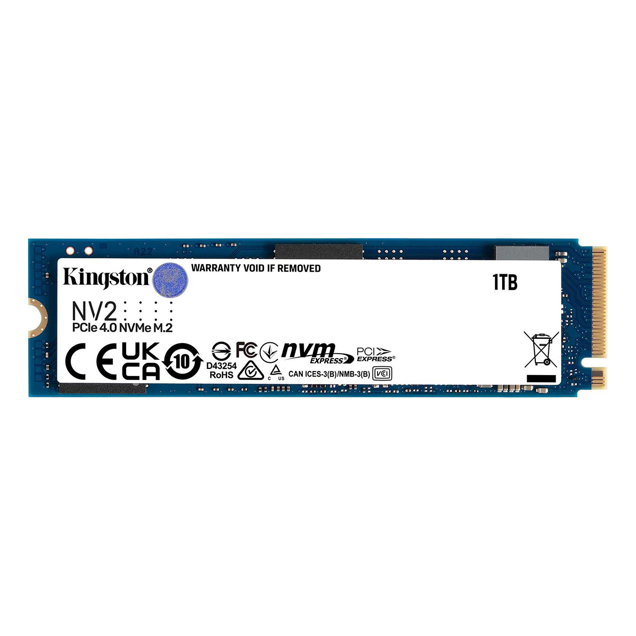 KINGSTON 1TB PCIe 4.0 M.2 NVMe 3500/2100MB/s SSD