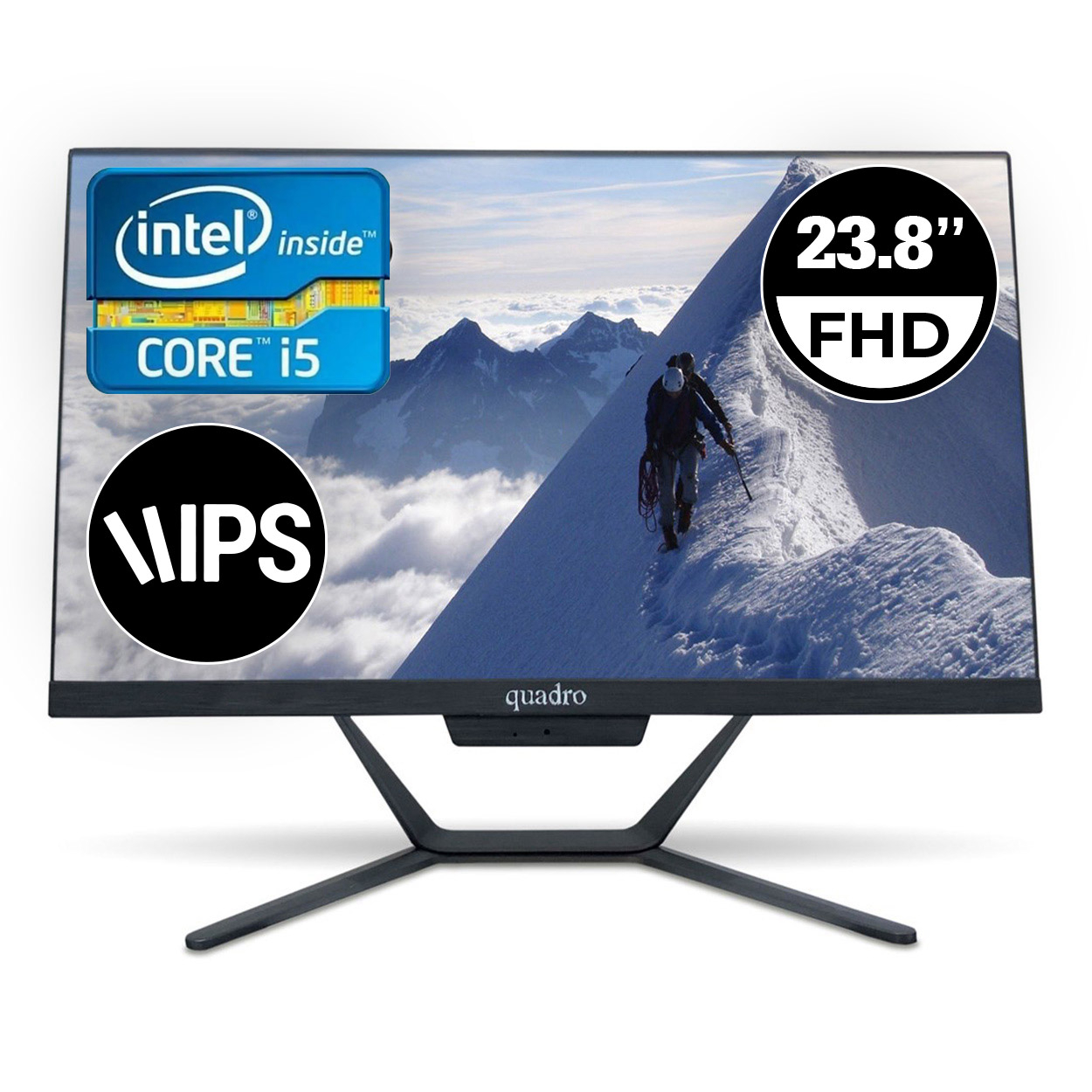 QUADRO STARK H6124 34825 23,8" i5-3470T 8GB 256SSD FDOS AIO