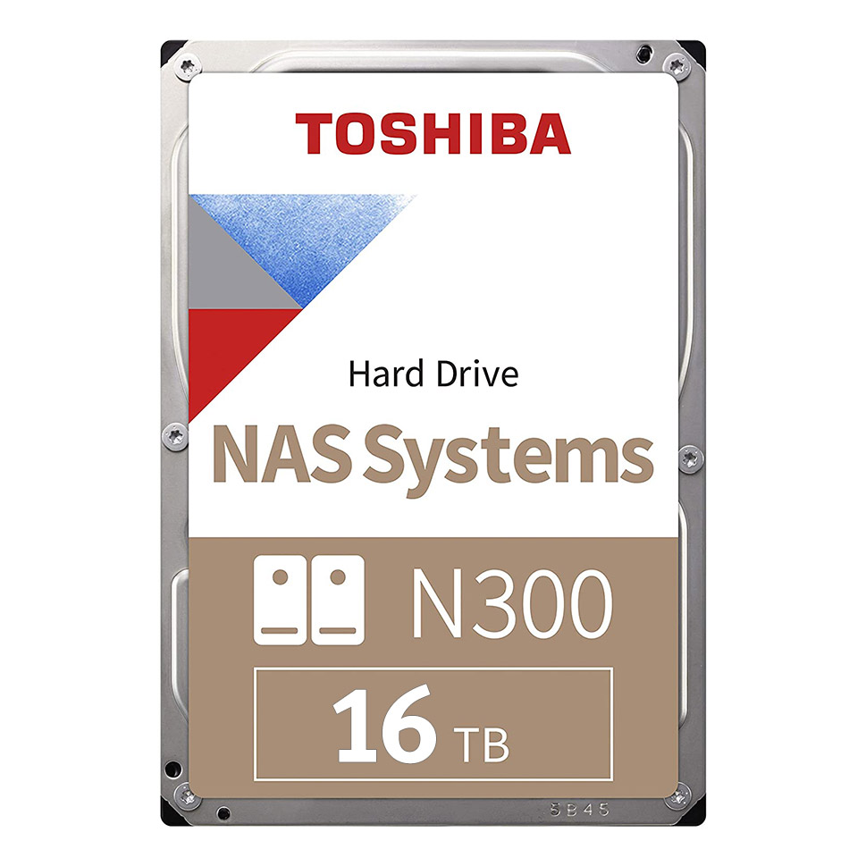 TOSHIBA N300 16TB N300 7200RPM SATA3 512MB 7/24  1-8  Yuvalı Nas için