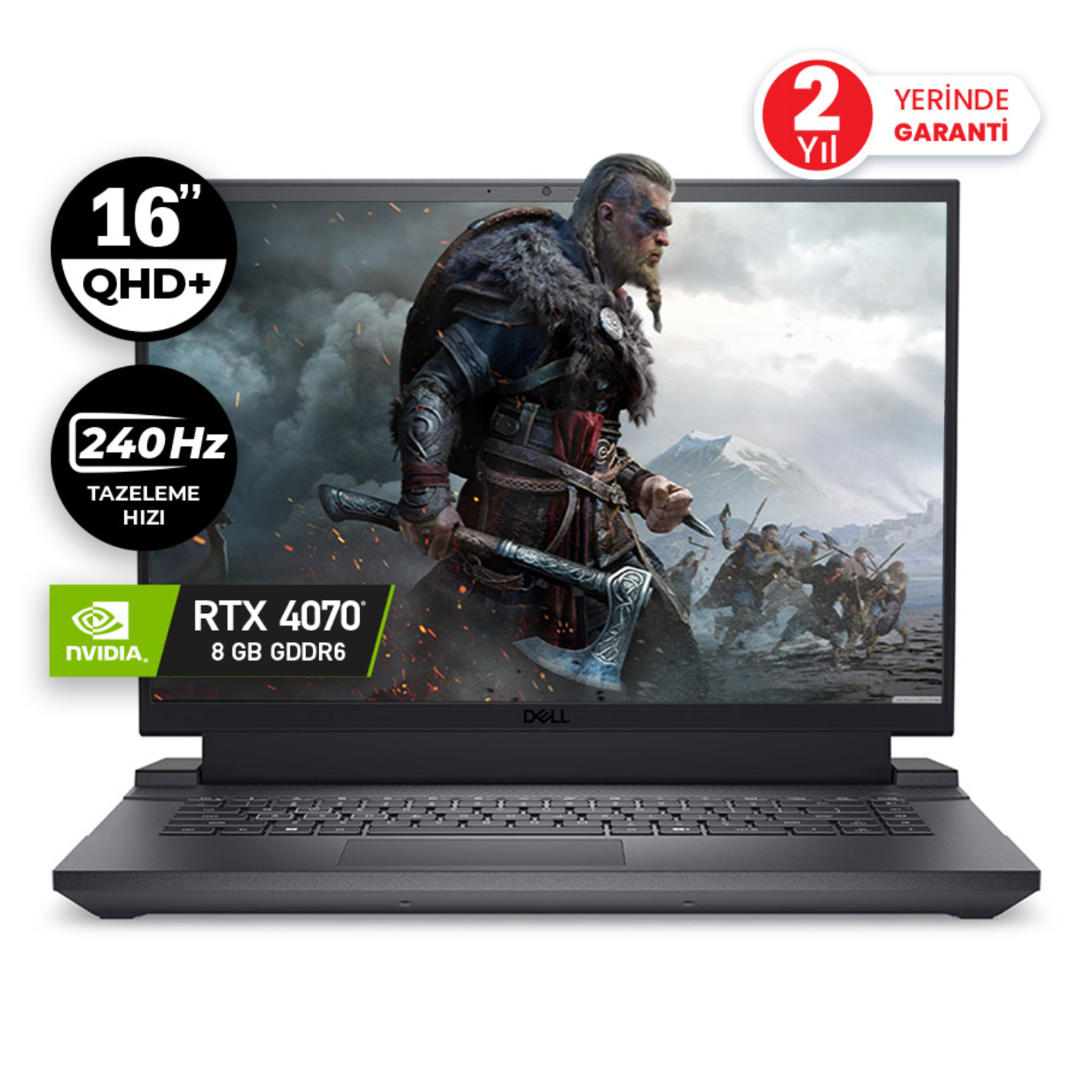 DELL G16 7630 16" QHD 2K i9-13900HX 32GB 1TBSSD RTX 4070 8GB FDOS