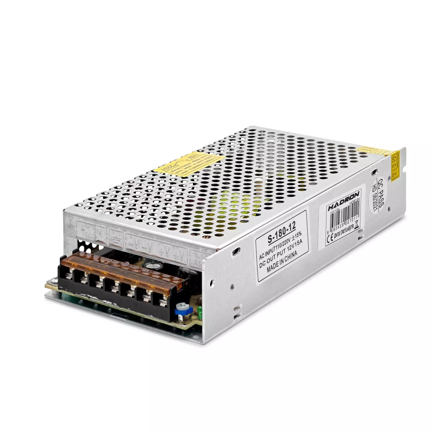 HADRON HD8204 ADAPTÖR METAL 12V 15A 20*10*4