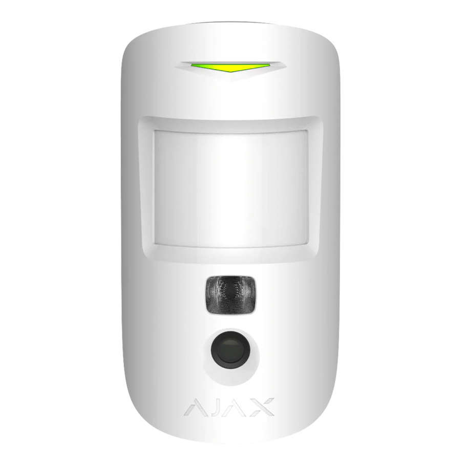 AJAX Kablosuz PIR dedektör (MotionCam - Beyaz - Resim Çekme Özellikli)