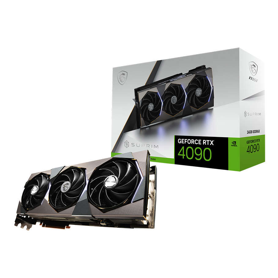 24 GB MSI VGA GEFORCE RTX 4090 SUPRIM X 24G GDDR6X 384B P4 (3XDP 1XHDMI)