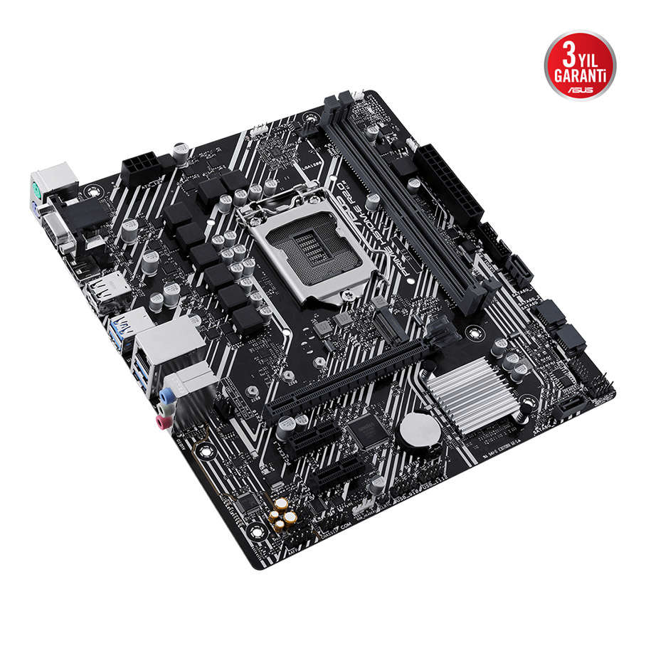 ASUS PRIME H510M-E R2.0 Intel H510 Soket 1200 DDR4 3200MHz(OC) M.2 Anakart