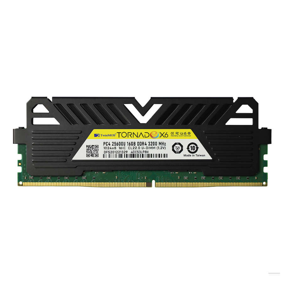 TwinMOS DDR4 16GB 3200MHz CL22 TornadoX6 Desktop Ram (Soğutuculu) TwinMOS DDR4 16GB 3200MHz CL22 TornadoX6 Desktop Ram (Soğutuculu)