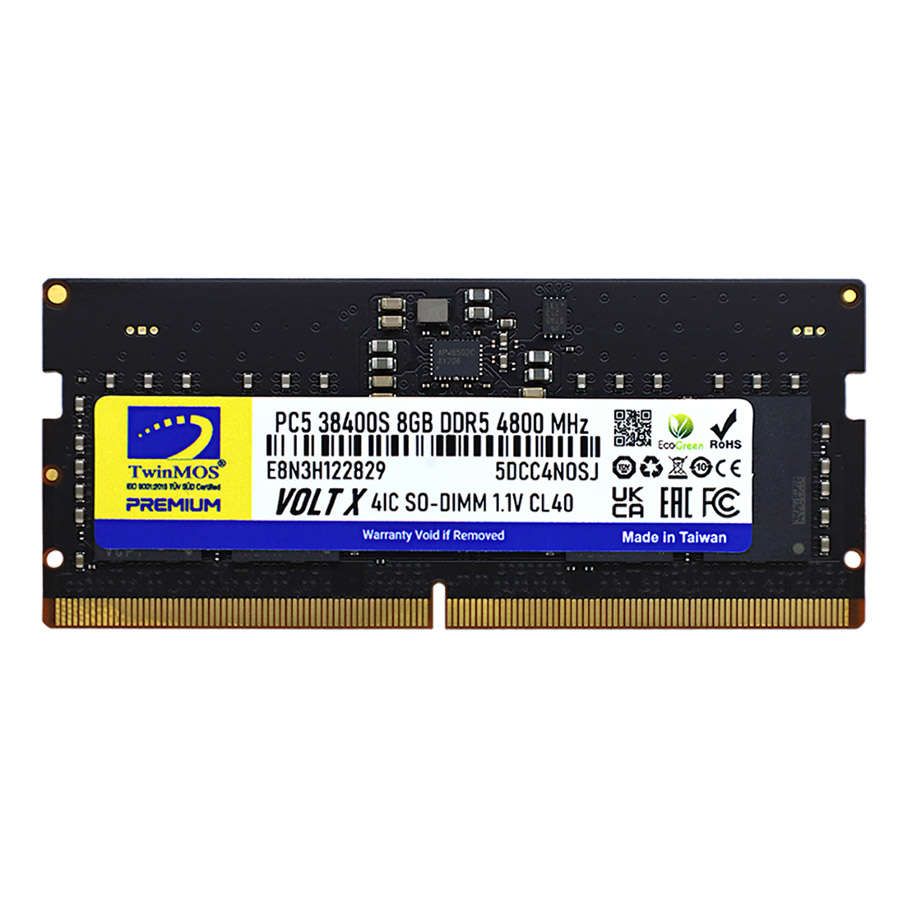 TwinMOS Sodimm DDR5 8GB 4800MHz CL40 Notebook Ram