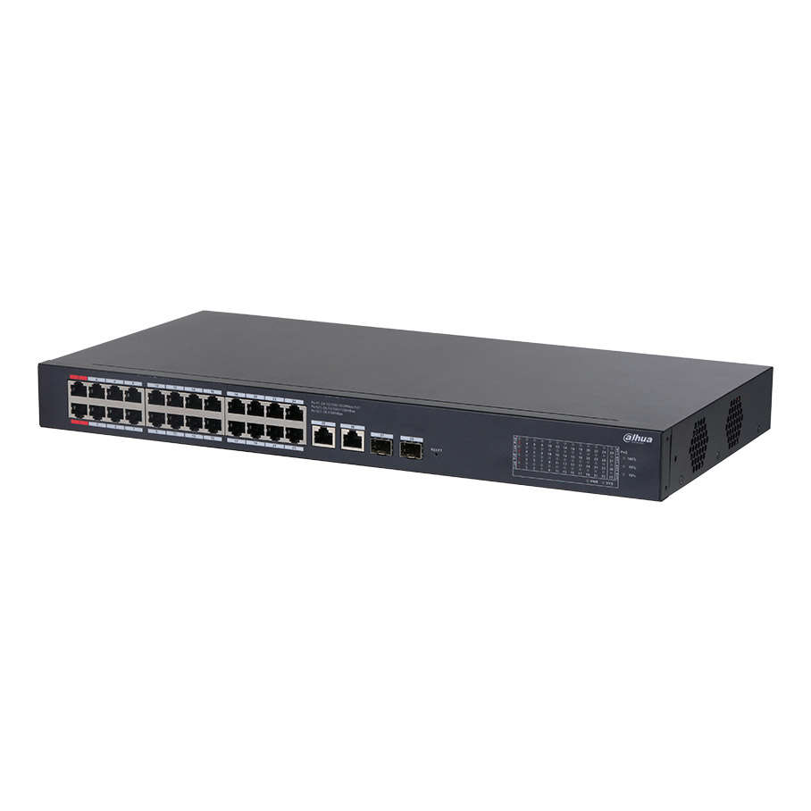 DAHUA CS4228-24GT-375 24GE PoE Port (375W), 2GE Uplink, 2xSFP Cloud Managed Swit