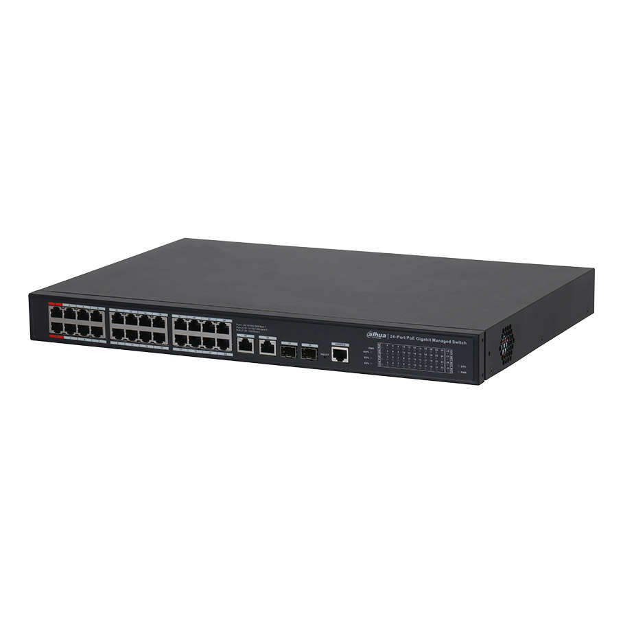 DAHUA S4228-24GT-360 28-Port Managed Desktop Gigabit Switch with 24-Port PoE