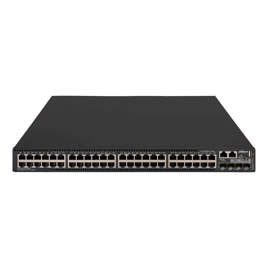 DAHUA AS5500-48GT4XF-600 48GE Port, 4x10G SFP+  IRF2 Yönetilebilir Switch