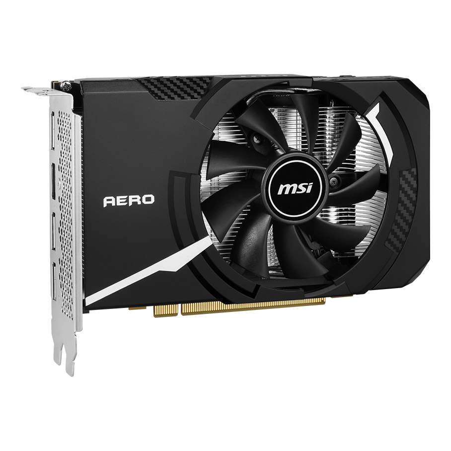 8 GB MSI GEFORCE RTX 4060 AERO ITX 8G OC GDDR6 128B DX12 PCIE 4.0 X8 3xDP 1xHDMI